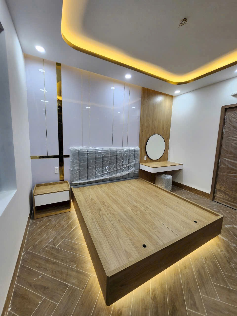 Bọc nệm đầu giường tại Quận Hoàng Mai - Xưởng sofa Phước Lộc